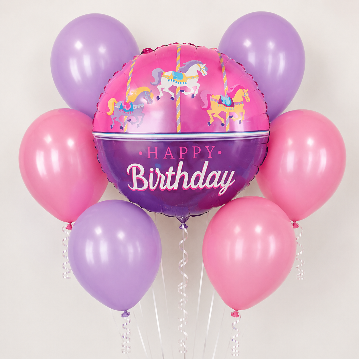 Carousel Birthday Balloon Bouquet