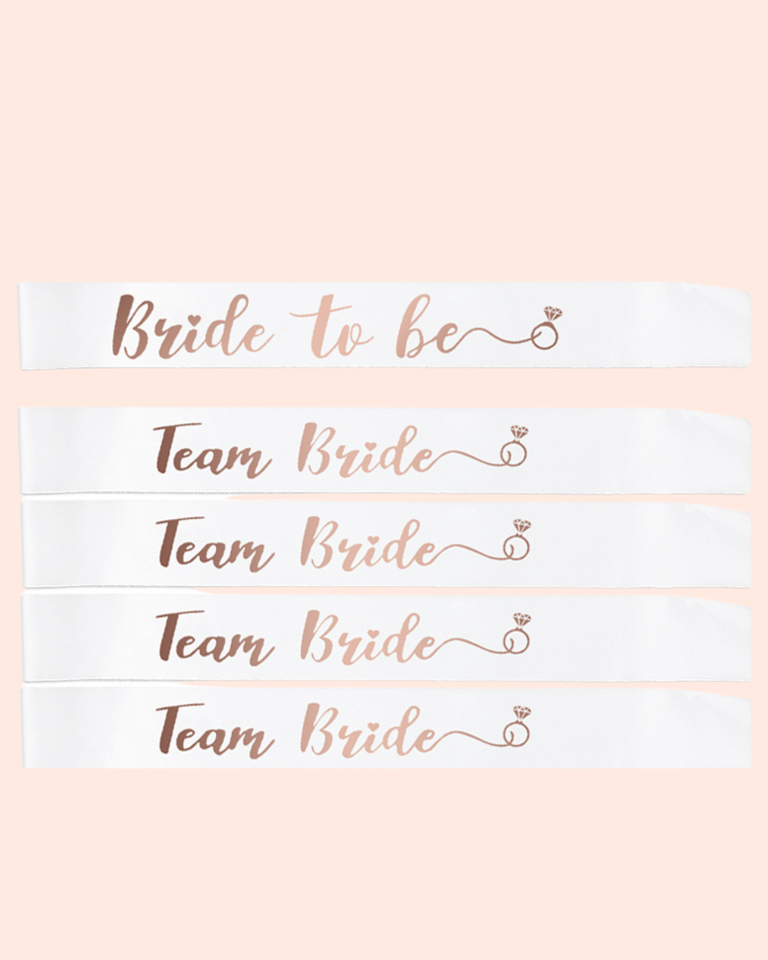 Bridal shower scarfs “white”
