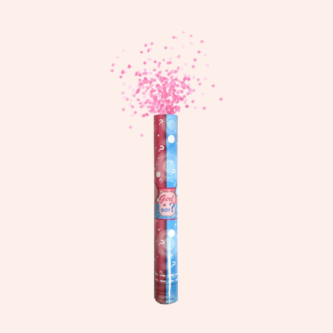 Gender Reveal Confetti Party Cannon