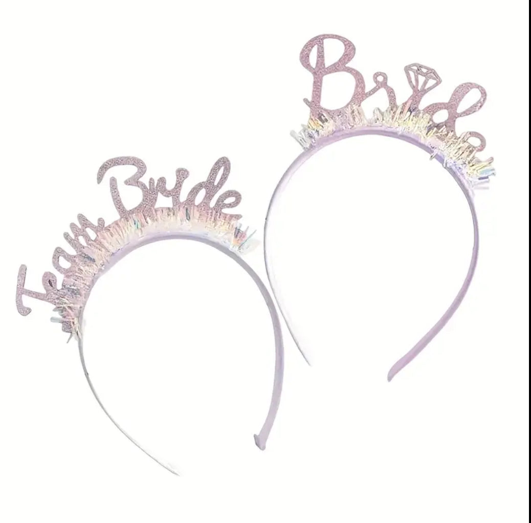 Team bride hair hoop (6PCs)