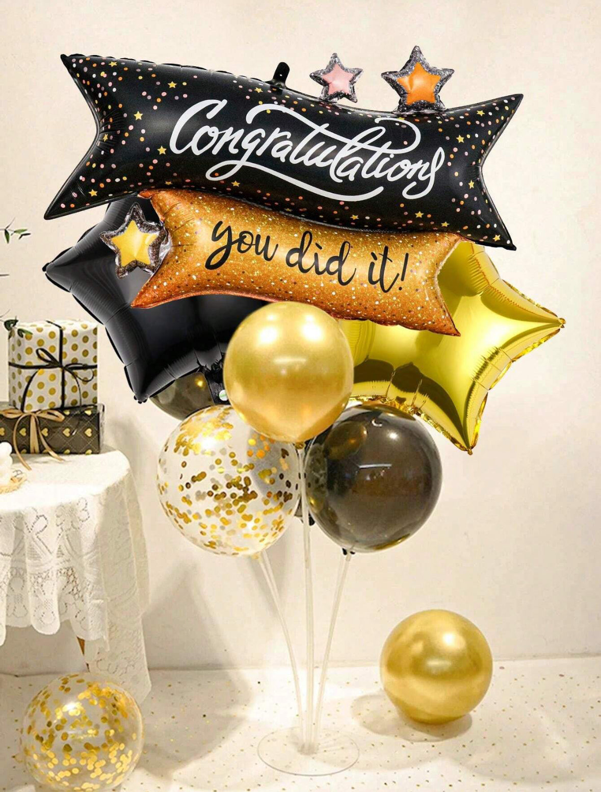 9 pcs pack Graduation balloonat