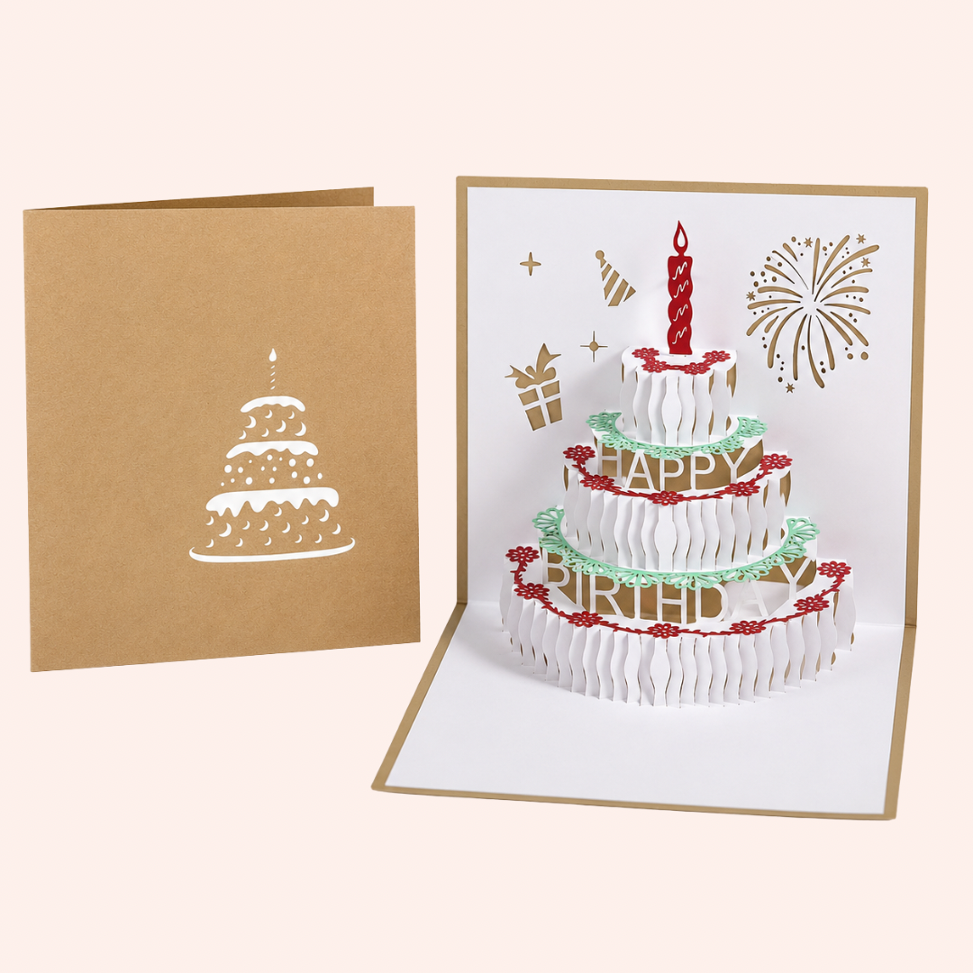 3D Musical Light-Up Card 🎂✨