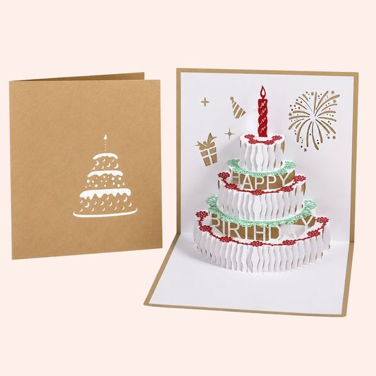 3D Musical Light-Up Card 🎂✨