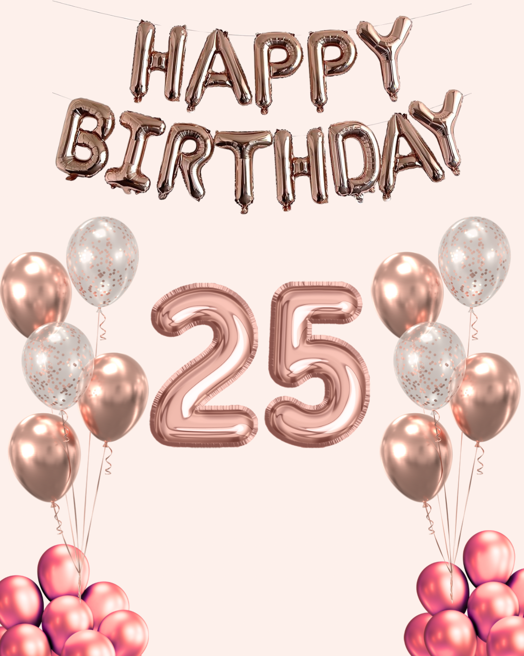 Birthday pack with numbers