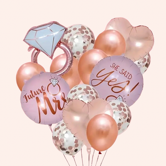 Bridal shower balloons pack
