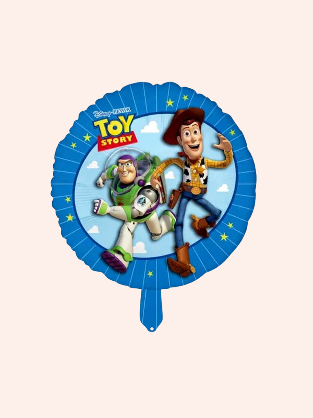 Buzz and woody balloon