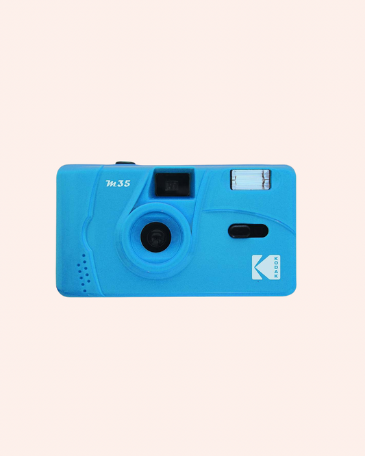 Kodak m35 film camera blue