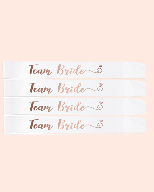 1 piece Team Bride “white”