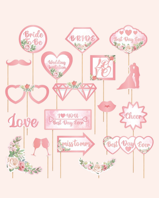 Bride to be photo sticks