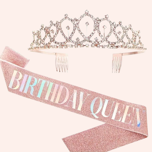Birthday Queen / Girls (Crown&Scarf)