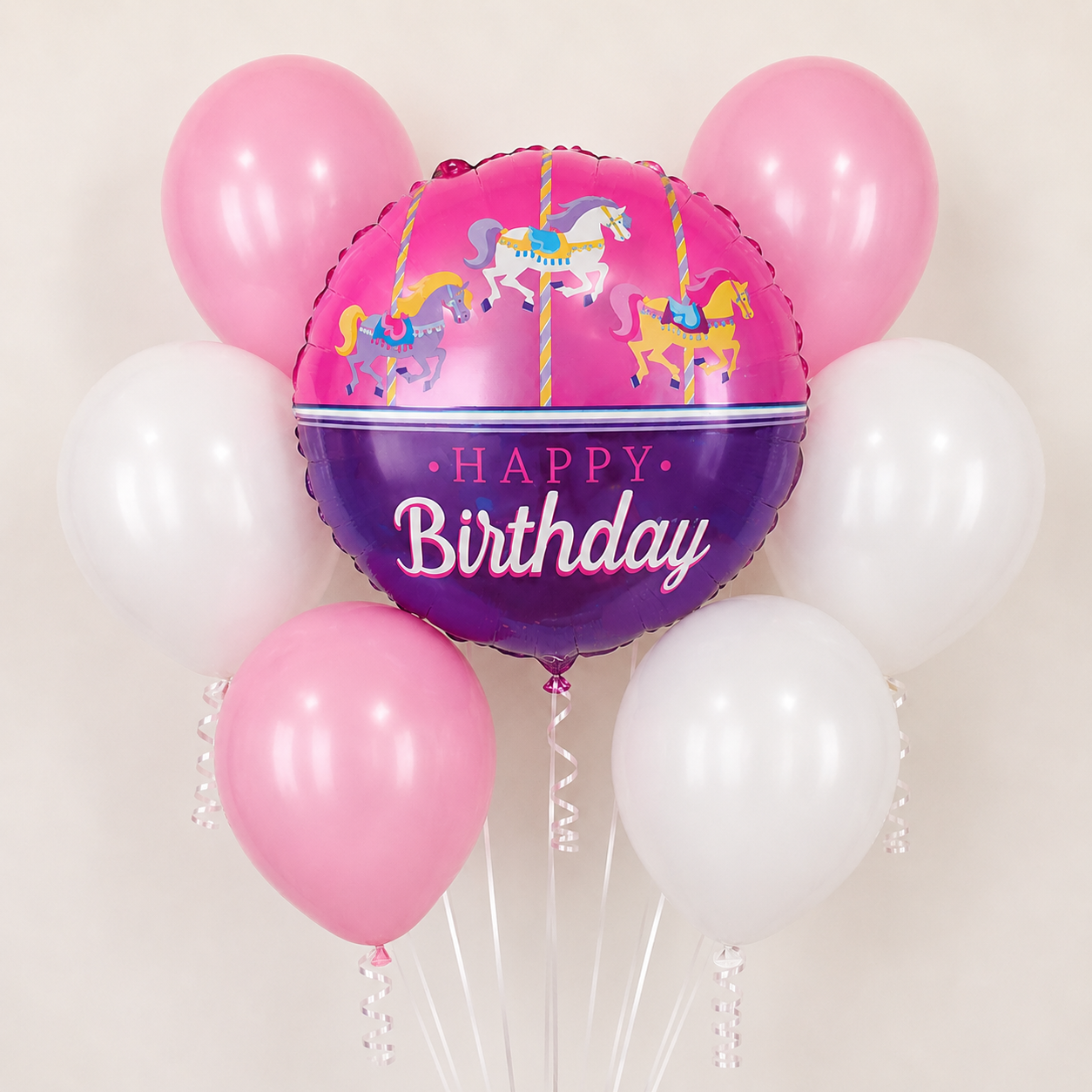 Carousel Birthday Balloon Bouquet