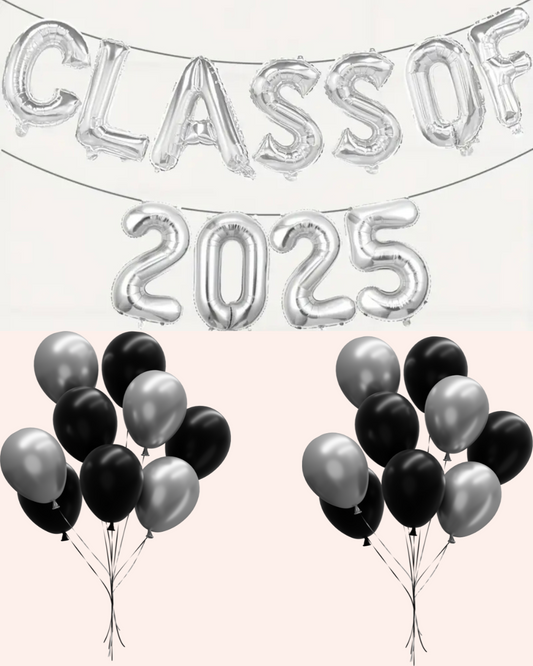 🎓 Class of 2025 Graduation Balloon Set