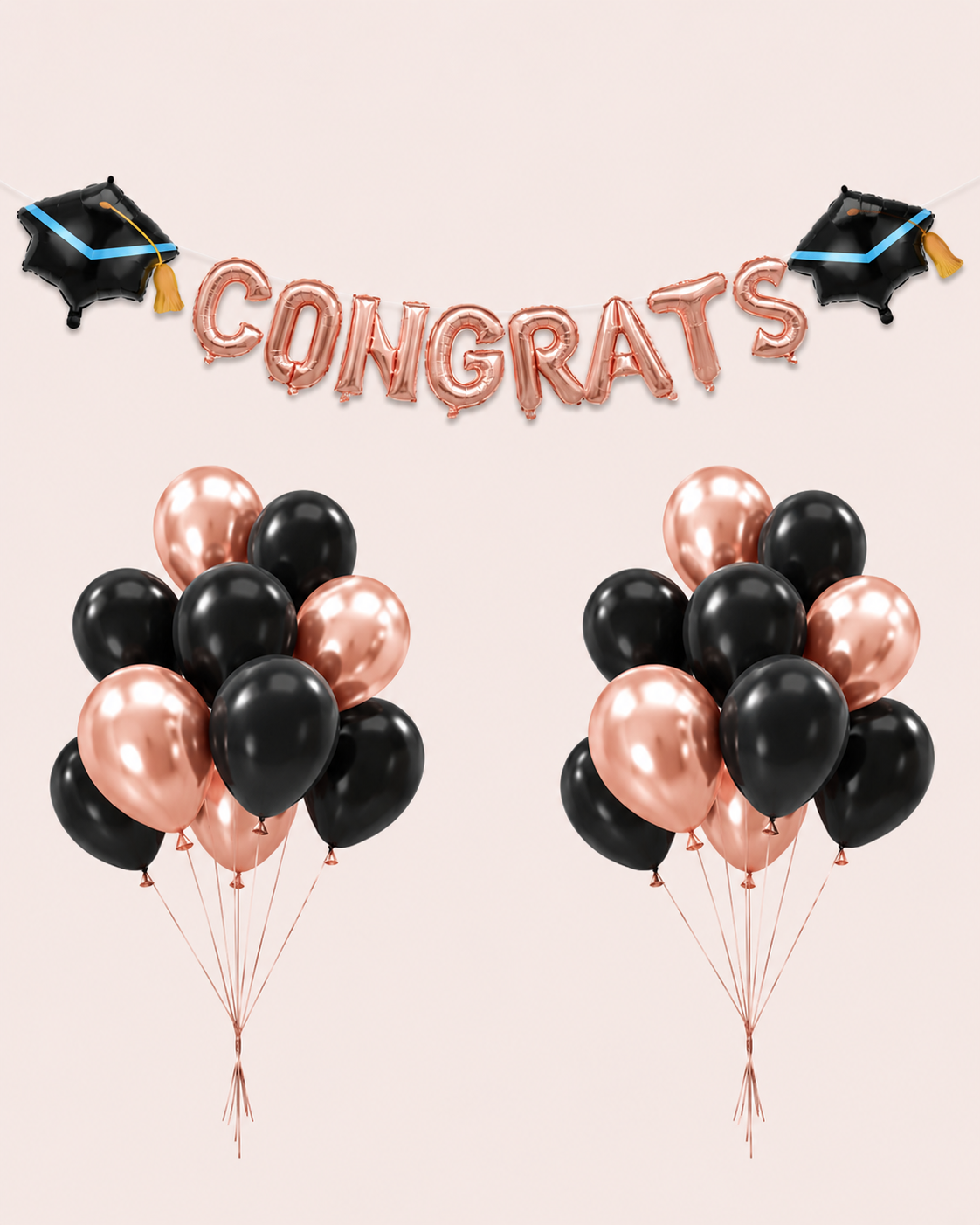 🎓 Congrats set “Rose Gold”