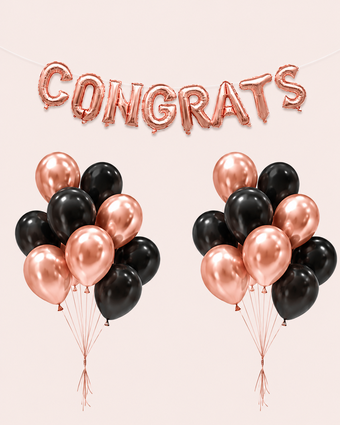 🎓 Congrats set “Rose Gold”
