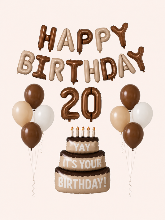 🎂 Balloon Cake Package