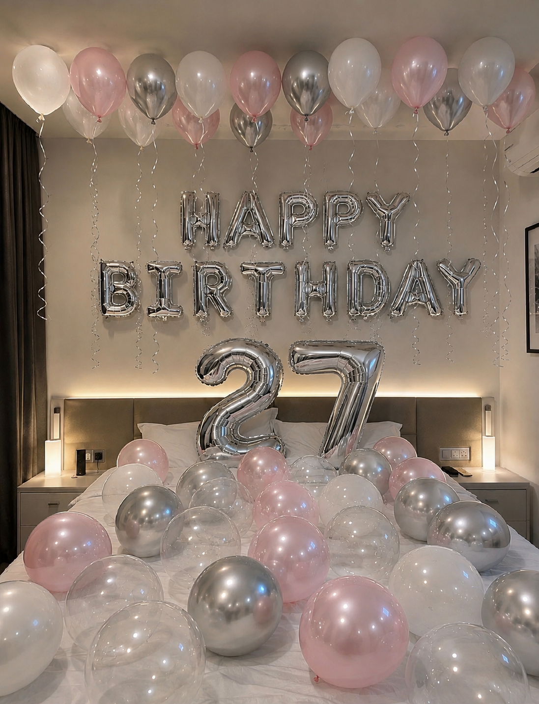 Pink Birthday Balloon Package